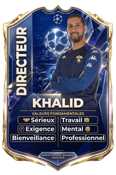 Khalid Fatmaoui, directeur technique de KF Football Académie